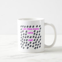 60 Cat Heads Old Coffee Mug