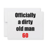 60  Dirty Old Man Announcements