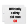 60  Dirty Old Man Announcements