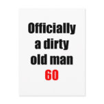 60  Dirty Old Man Postcard