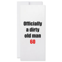 60  Dirty Old Man rack cards