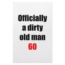 60  Dirty Old Man stationery