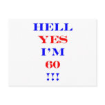60 Hell yes Postcards