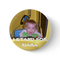 60, I STAND FOR KIARA PINBACK BUTTON