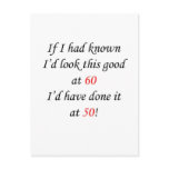 60 If I had known Post Cards