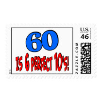 60 is 6 perfect 10's (BLUE) stamps
