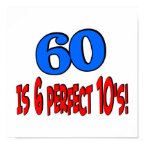 60 is 6 perfect 10s (BLUE) posters