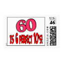 60 is 6 perfect 10's (PINK) postage
