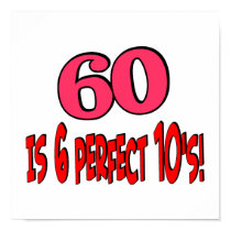60 is 6 perfect 10s (PINK) posters