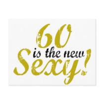 60 is the new sexy post cards