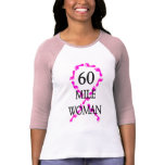 60 mile woman feet ribbon shirt
