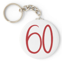 60 red Keychain
