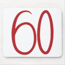60 red Mousepad