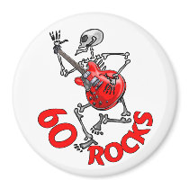 60 ROCKS FRIDGE MAGNET