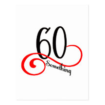 60 Something Postcard