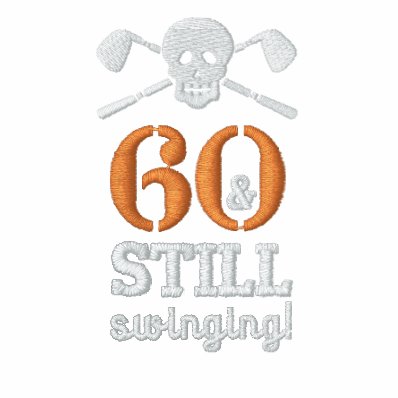 60 & Still Swinging - Golf Birthday Shirt Polo
