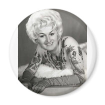 '60 Tattooed Lady Magnets