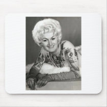 '60 Tattooed Lady Mouse Pads