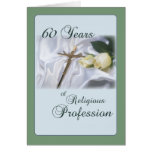 60 Year Anniversary for Nun, Religious Profession Greeting Card