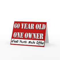 60 Year Old, One Owner - Needs Parts, Make Offer Greeting Card