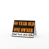 60 Year Old, One Owner - Needs Parts, Make Offer Card