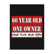 60 Year Old, One Owner - Needs Parts, Make Offer Post Cards