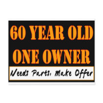 60 Year Old, One Owner - Needs Parts, Make Offer postcards