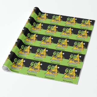 60 Birthday Wrapping Paper | Zazzle