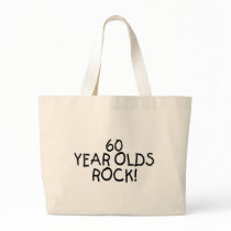60 Year Olds Rock Canvas Bags