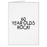 60 Year Olds Rock Card