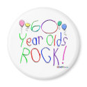 60 Year Olds Rock ! magnets by BirthdaysRock 60 Year Olds Rock ! magnets
