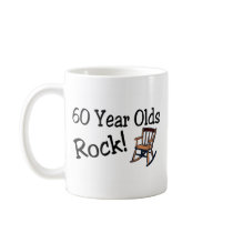 60 Year Olds Rock (Rocking Chair) Mugs