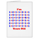 postcard - Humorous 60th birthday design that tells everyone how old he or she is, they only have to count to find out!  Makes a great 60th birthday gift.