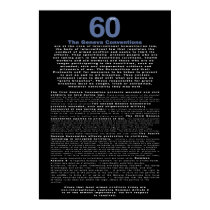60 years, the Geneva Convention posters