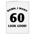 60 Yr Old Gag Gift cards