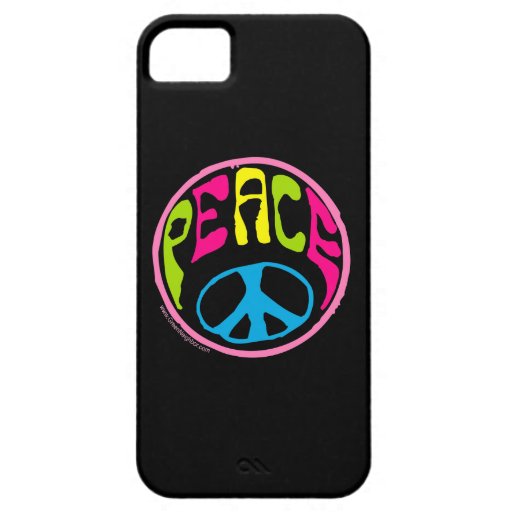 60's, 70's Peace Sign iPhone 5 Covers