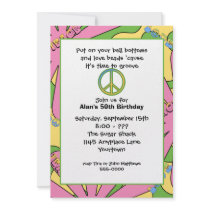 60s Birthday Party Invitation by mousearte 60s Birthday Party Invitation
