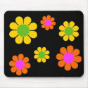 60s Flower Power mousepads