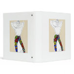 60s flowers jeans model sketch painting Binders