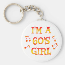 60s Girl keychains
