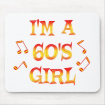 60s Girl mousepads