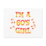 60s Girl Postcard