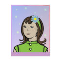 60's Girl Postcard by elledeegee 60's Girl Postcard