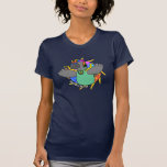 60s Hippie Meyers Parrot Dark Apparel T Shirt