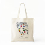 60s hippy flowers tattoo face bag
