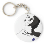 60's Lady Keychain