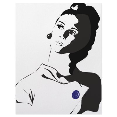 60's Lady Customized Letterhead by retro_blush