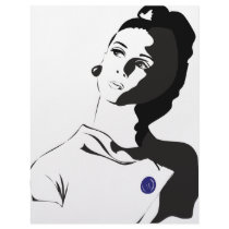60's Lady Customized Letterhead