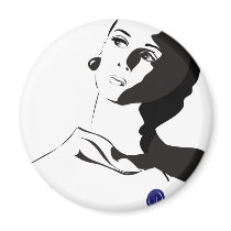 60's Lady magnets