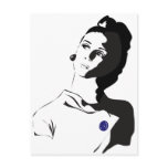 60's Lady Postcards
